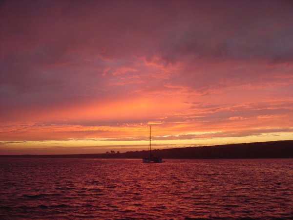 Sunset in Cojo Anchorage, The Ranch with Team O'Neill